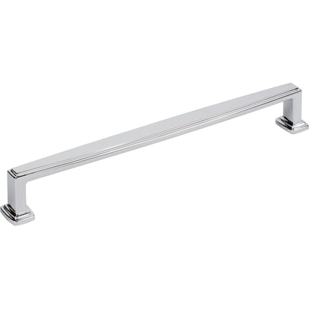 Jeffrey Alexander 192 mm CentertoCenter Polished Chrome Richard Cabinet Pull, PR 171-192PC